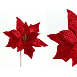 Stella di Natale Decorativo Rossa 25 X 25 X 28 Cm