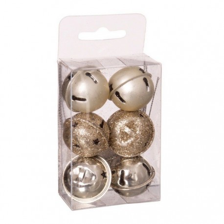 Campanelli Natalizi Oro 3 x 3 x 3 Cm Online