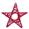 Compra Stella in Vimini Rossa 25 X 25 Cm
