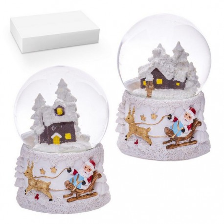 Palla di Natale con Acqua e Neve 6,50 X 6,50 X 9 Cm Online