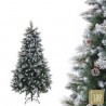 Albero Misto 150 Cm 450 Rami Agrifoglio Neve 