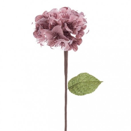 Fiore di Ortensia Rosa in Tessuto 15 X 63 Cm Shop