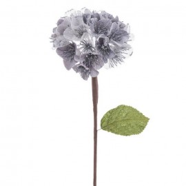 Fiore di Ortensia Argento di Tessuto 15 X 63 Cm Shop