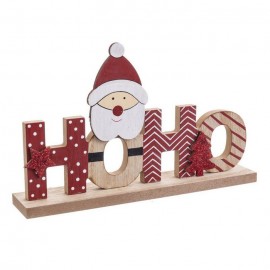 Decorazione Rossa Babbo Natale di Legno 4 X 21,50 X 13 Cm
