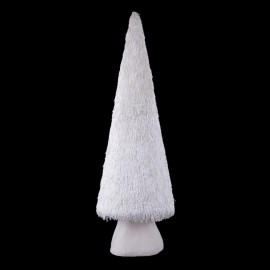 Piccolo Albero di Natale Bianco 26x26x80cm