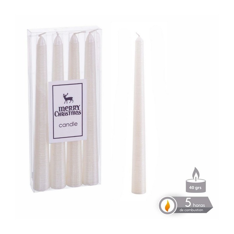 Candele bianche (80x58) - 4 candele 