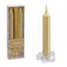Compra Candele Natale Dorate con Portacandele 15,20 X 5,40 X 2,30 Cm