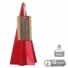 Candela Piramidale Natalizia Rossa Metallizzata 5,50 X 11 Cm Online