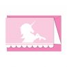 6 Inviti Unicorno Rosa