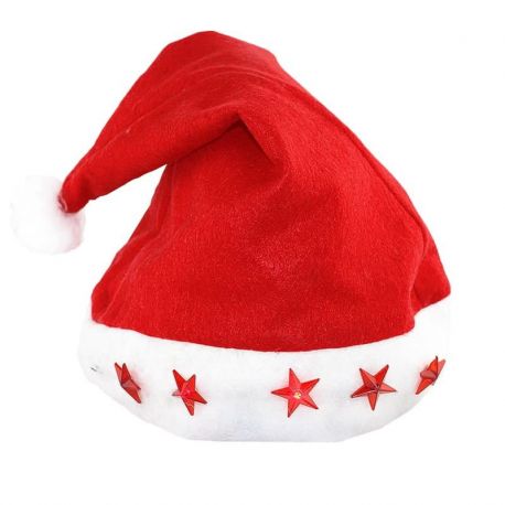 Cappello di Babbo Natale con Luci Led