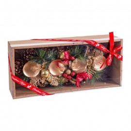 Cofanetto Regalo Portacandele 4 Candele 35 X 15 X 10 Cm Online