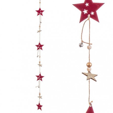 Decorazione Stella di Natale in Legno 7 X 90 Cm Shop