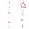 Festone con Stelle Rosa e Dorate 7 X 90 Cm Offerta