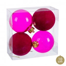 Palline Foam Rosse e Fucsia 10 X 10 X 10 Cm