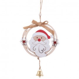 Decorazione Appesa Babbo Natale Campanella 13 X 18,50 Cm