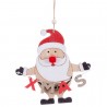 Decorzione Appesa Babbo Natale 15,50 X 15 Cm Shop