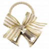 Compra Decorazione Appesa 2 Campane Oro con Fiocco 12 X 6,50 X 14 Cm