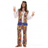 Costume da Uomo Hippie Multicolore