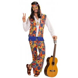Costume da Uomo Hippie Multicolore