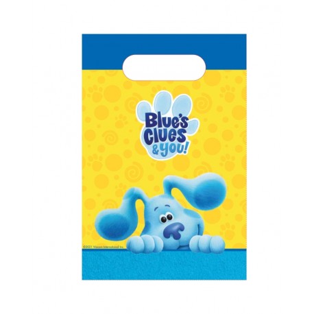 Acquista 8 Sacchetti di Carta Blues Clues 15 x 23 cm