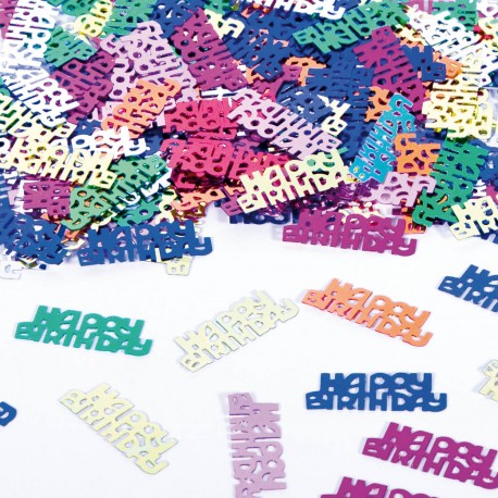 Coriandoli Multicolore Happy Birthday