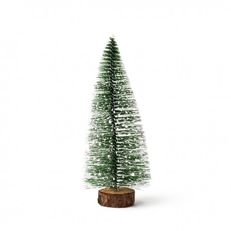 Albero di Natale 20cm Base in Legno 20x8x8cm in Offerta