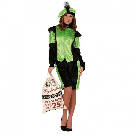 Costume Paggio Verde per Donna