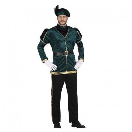 Costume da Paggio Verde Adulto