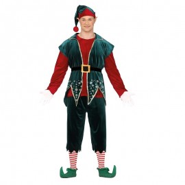 Costume da Elfo di Natale Verde Scuro Online