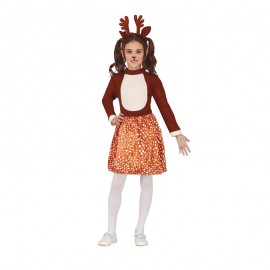 Costume da Renna Natalizia per Bambina Online