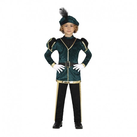 Costume Paggio Verde per Bambini