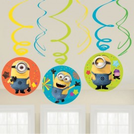 6 Decorazioni da Appendere Minions