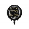 Palloncino Nero Happy New Year Rotondo 45 cm Economico