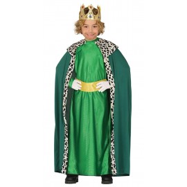 Costume Re Magio Verde per Bambino Economico