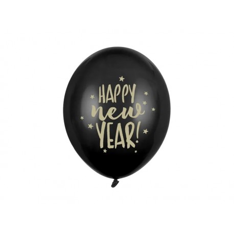 6 Palloncini Happy New Year 30 cm Store