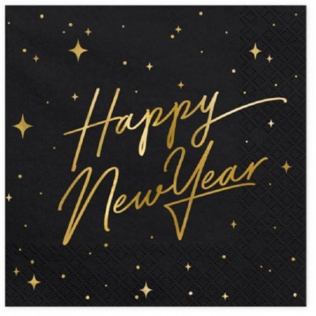 Salviette Happy New Year Nere Online
