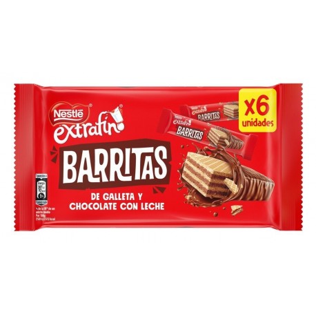 NESTLE EXTRAFINO BARRETTE WAFER 6X18G