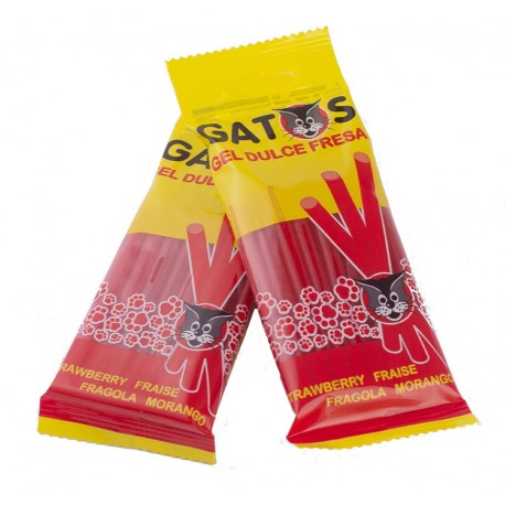 Gatos Regaliz Fresa 76 gr