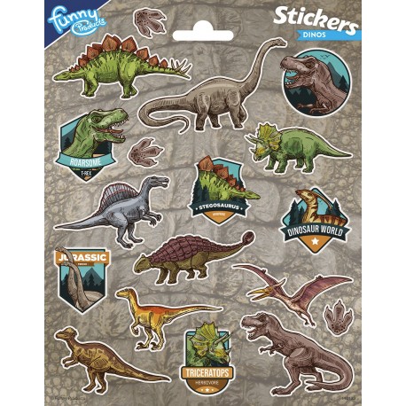 Adesivi Jurassic Dinosauri 156 x 200 mm