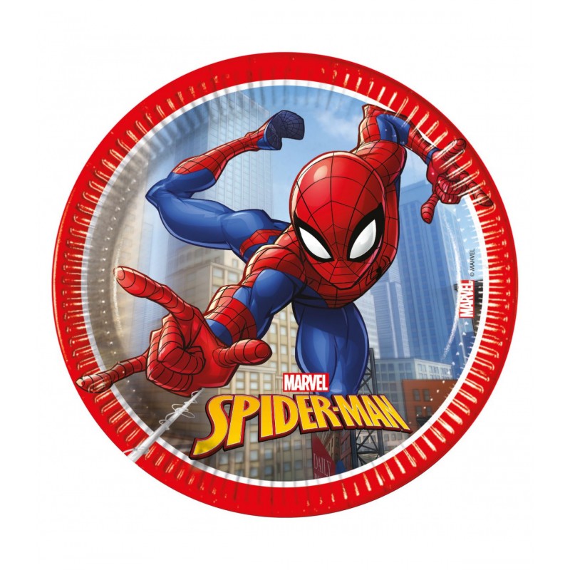 Piatti Spiderman di Carta - Usa e Getta