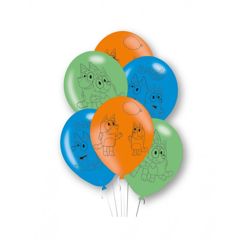 Palloncini Bluey in Lattice per Compleanno e Feste