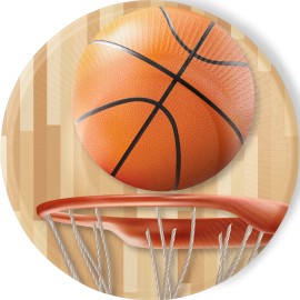 8 Piatti da Basket 23 cm