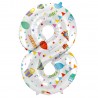 Palloncino Numero 8 Joyful Party