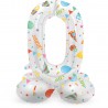 Palloncino Numero 0 Joyful con Base