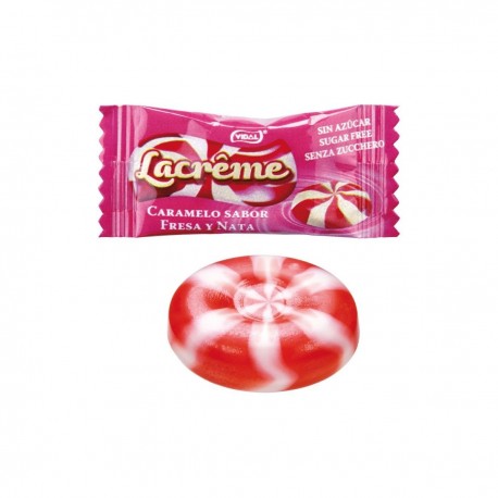 Vidal La Creme Fragola Panna Senza Zucchero