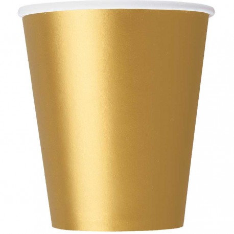 8 Bicchieri Dorati