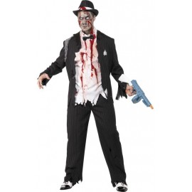 Costume da Gangster Zombie per Uomo