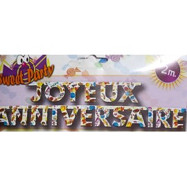 Festone Sweet Party Joyeux Anniversaire