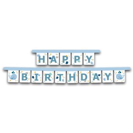 Festone Happy Birthday con Balena Shop