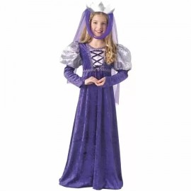 Costume da Regina Medievale per Bambini